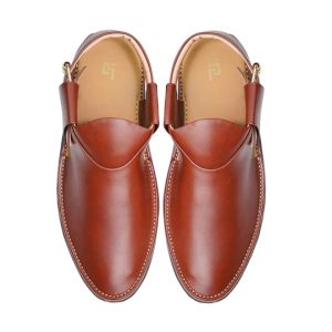 Double Sole Jeans StyleBrown Leather Chappal - Image 7